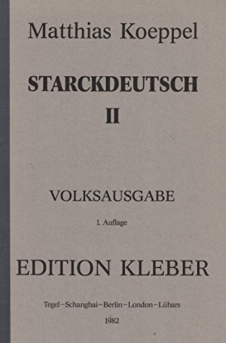 Starckdeutsch II. Volksausgabe