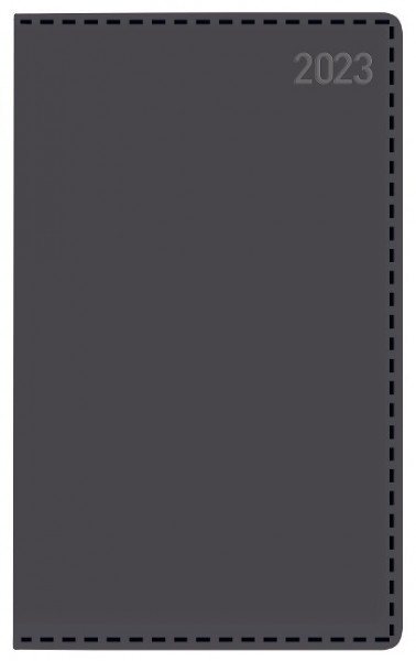 Buchkalender Daily Timer Compact Tizio schwarz 2023