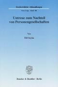 Untreue zum Nachteil von Personengesellschaften