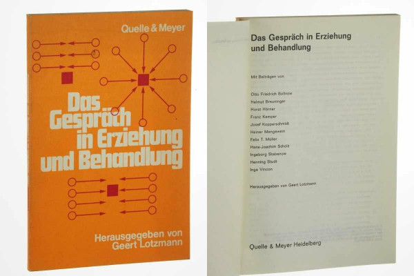 Das Gespräch in Erziehung und Behandlung