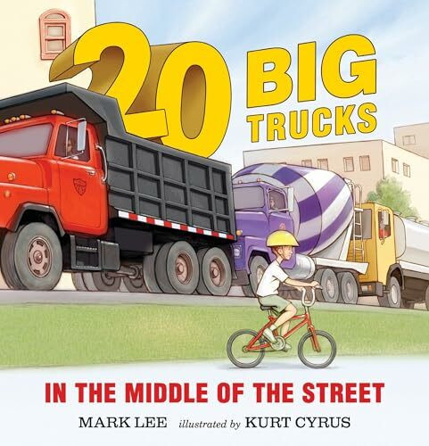 Candlewick Twenty Big Trucks In The Middle Of The Street