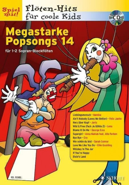 Megastarke Popsongs Band 14. Ausgabe mit CD