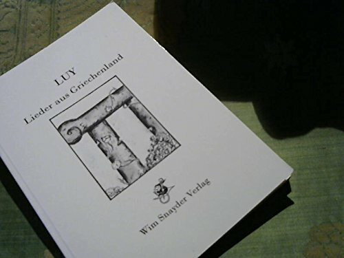 Lieder aus Griechenland. Gedichte