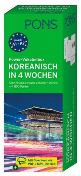 PONS Power-Vokabelbox Koreanisch in 4 Wochen