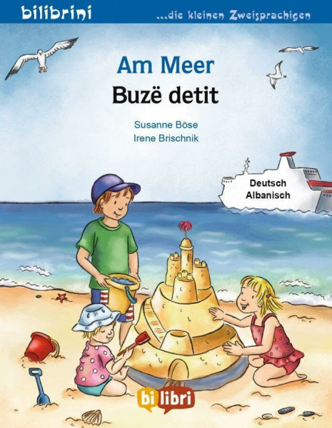 Am Meer (Deutsch-Albanisch): Zweisprachiges Kinderbuch