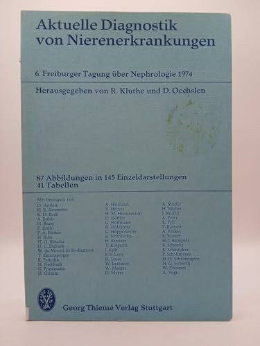 Aktuelle Diagnostik von Nierenerkrankungen,
