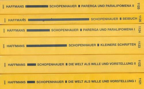 Arthur Schopenhauers Werke in fünf Bänden: nach den Ausgaben letzter Hand herausgegeben von Ludger Lütkehaus.