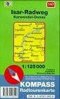 Kompass Karten, Isar-Radweg (Nr.147): Karwendel - Donau 1:125000 (KOMPASS Fahrradführer)