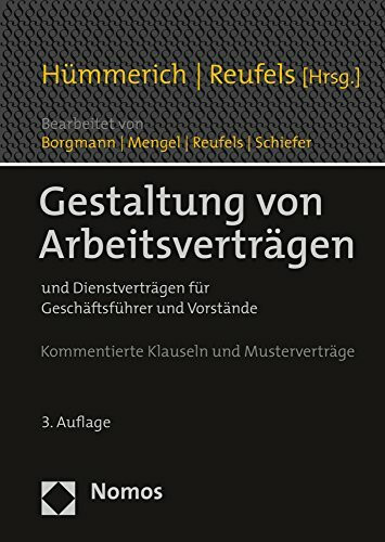 Gestaltung von Arbeitsverträgen: und Dienstverträgen für Geschäftsführer und Vorstände