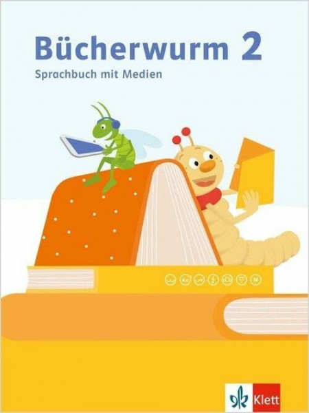 Bücherwurm 2: Sprachbuch mit Medien Klasse 2 (Bücherwurm. Ausgabe ab 2026)
