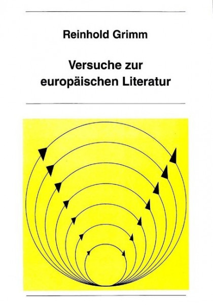 Versuche zur europäischen Literatur