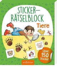 Sticker-Rätselblock Tiere