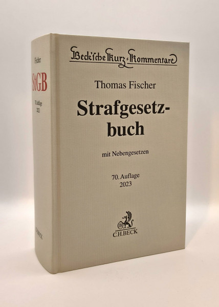 Strafgesetzbuch: mit Nebengesetzen (Beck'sche Kurz-Kommentare)