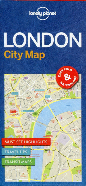 Lonely Planet London City Map