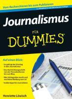 Journalismus für Dummies