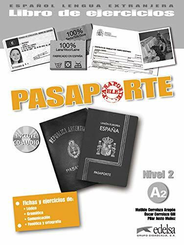Pasaporte: A2 - Libro de ejercicios mit CD: Libro de ejercicios + CD-audio A2 (Métodos - Jóvenes y adultos - Pasaporte - Nivel A2)