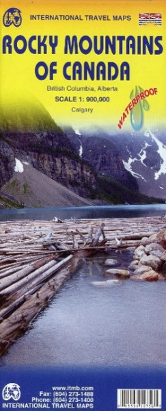 Rocky Mountains of Canada 1 : 900 000