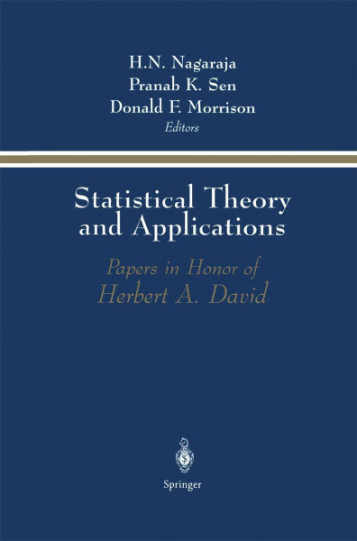 Statistical Theory and Applications: Papers in Honor of Herbert A. David (Indiana University Uralic and Altaic)