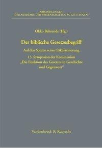 Der biblische Gesetzesbegriff