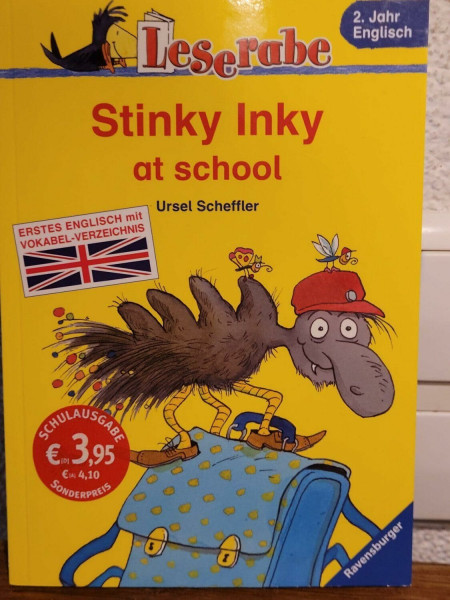 Stinky Inky at school: Erstes Englisch mit Vokabel-Verzeichnis. 2. Jahr Englisch (Leserabe - Schulausgabe in Broschur)