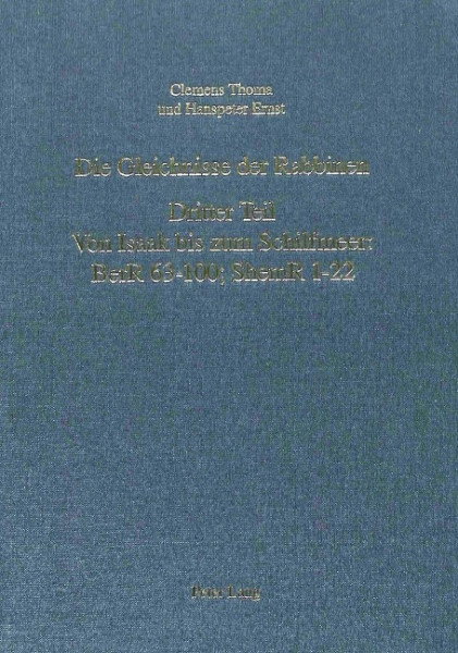 Die Gleichnisse der Rabbinen. Dritter Teil