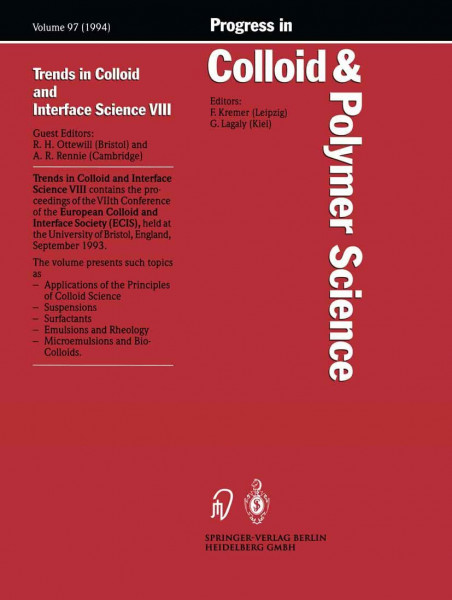 Trends in Colloid and Interface Science VIII (Progress in Colloid and Polymer Science)