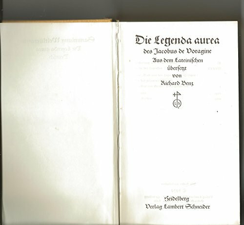 Die Legenda aurea des Jacobus de Voragine
