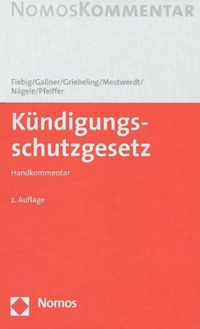 Kündigungsschutzgesetz: Handkommentar