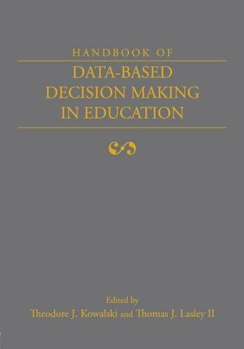 Handbook of Data-Based Decision Making in Education