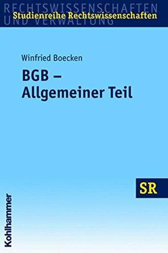 BGB - Allgemeiner Teil
