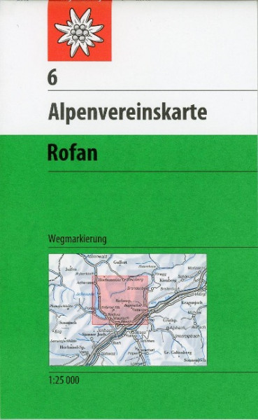 DAV Alpenvereinskarte 06 Rofan 1 : 25 000