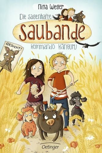 Die sagenhafte Saubande 1. Kommando Känguru: Turbulente und spannende Detektivgeschichte mit sprechenden Tieren für Kinder ab 8 Jahren