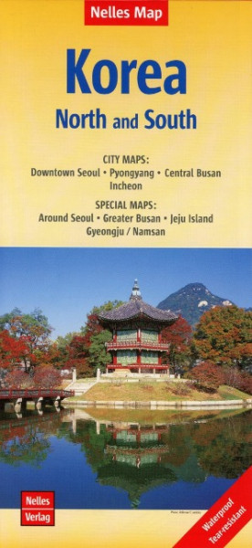 Nelles Map Korea, North and South 1:1 500 000
