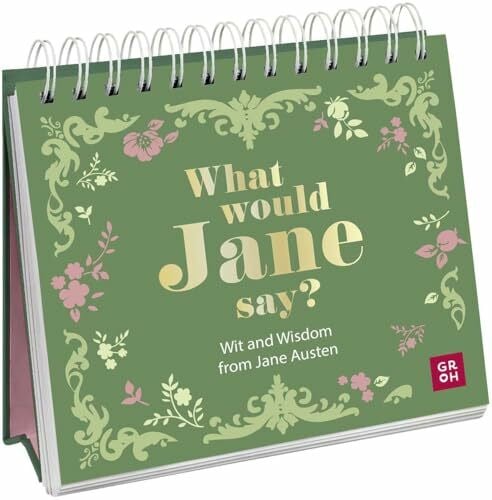 What would Jane say? Wit and Wisdom from Jane Austen: Decorative standing flip book with quips and quotes from Jane Austen | Perfect gift for all Jane-ites and booklovers