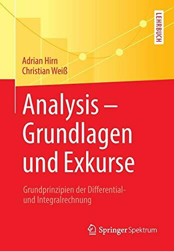 Analysis – Grundlagen und Exkurse: Grundprinzipien der Differential- und Integralrechnung