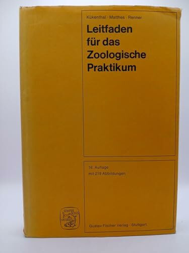 Leitfaden für das zoologische Praktikum.