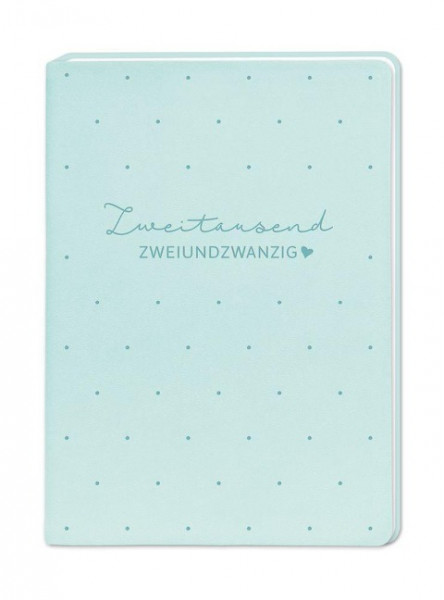 Terminplaner Lederlook A6 "Mint" 2022