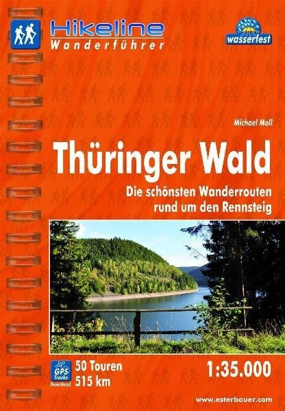 Hikeline Wanderführer Thüringer Wald 1 : 35 000