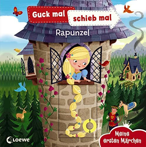Guck mal, schieb mal! Meine ersten Märchen - Rapunzel: Pappbilderbuch ab 2 Jahre