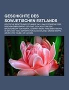 Geschichte des sowjetischen Estlands
