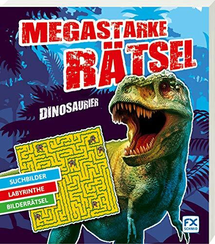 Megastarke Rätsel Dinosaurier: Suchbilder. Labyrinthe. Bilderrätsel