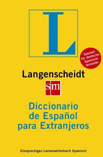 Langenscheidt Ediciones sm Diccionario de Español para Extranjeros
