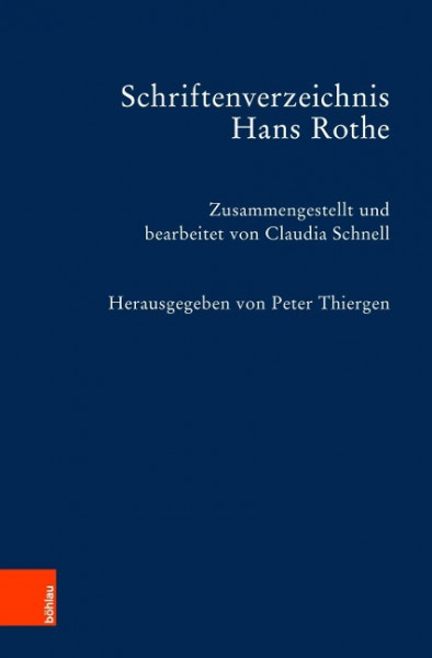 Schriftenverzeichnis Hans Rothe