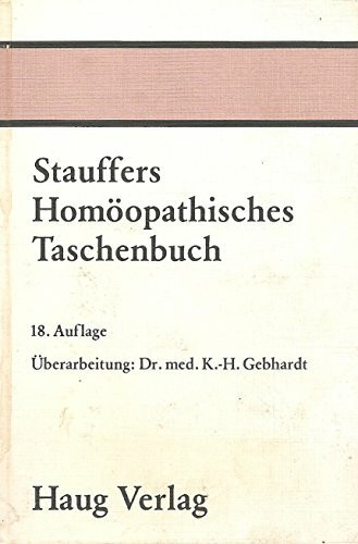 Stauffers Homöopathisches Taschenbuch