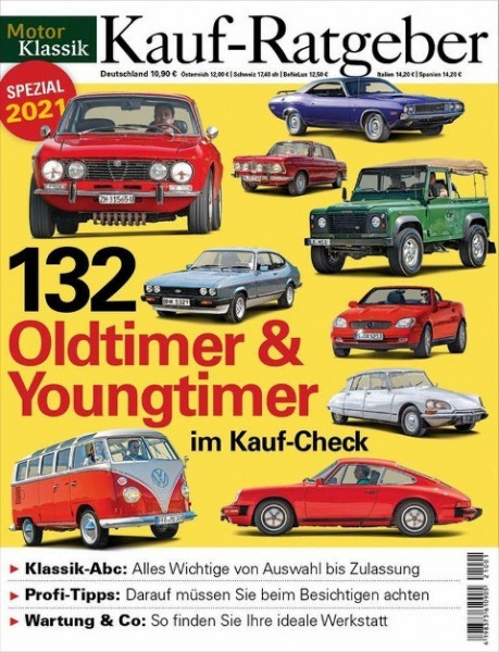 Motor Klassik Kaufratgeber 132 Oldtimer und Youngtimer