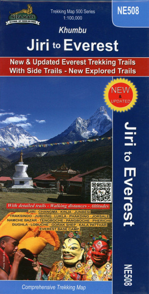 Jiri to Everest (Khumbu) 1 : 100 000