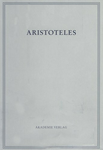 Parva Naturalia III: De insomniis. De divinatione per somnum (Aristoteles: Aristoteles Werke)