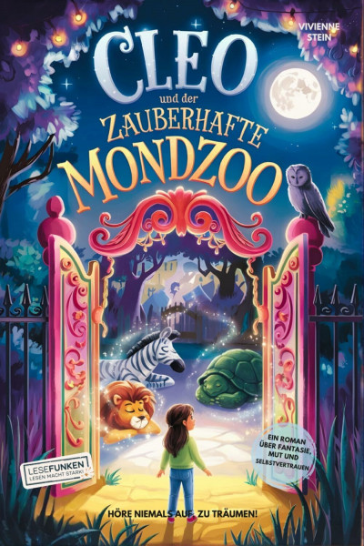 Cleo und der zauberhafte Mondzoo: Höre niemals auf, zu träumen!: Ein Roman über Fantasie, Mut und Selbstvertrauen I Buch für Mädchen und Jungen von 8 ... für Kinder (Lesefunken - Lesen macht stark!)