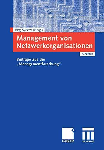 Management von Netzwerkorganisationen