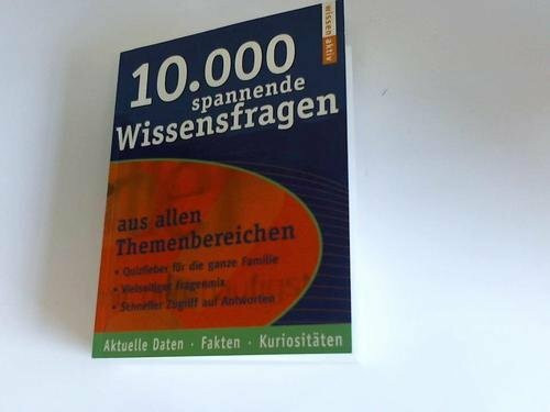 10.000 spannende Wissensfragen aus allen Themenbereichen. Quizfieber für die ganze Familie. Vielseitiger Fragenmix. Schneller Zugriff auf Antworten. Aktuelle Daten, Fakten, Kuriositäten